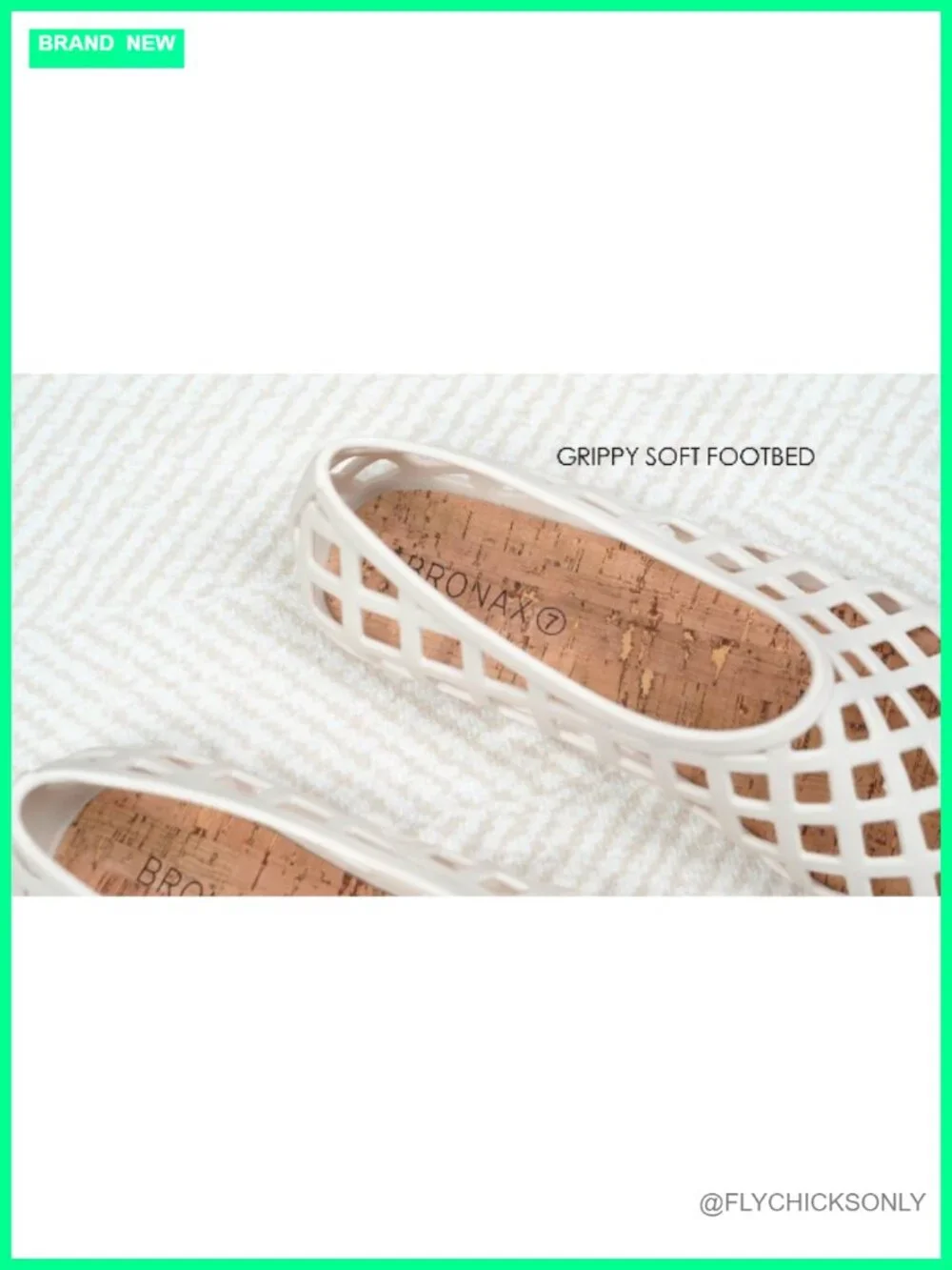 Women's Jelly Sandals Hollow Out Matte Flats Waterproof PVC Slip-On Summer